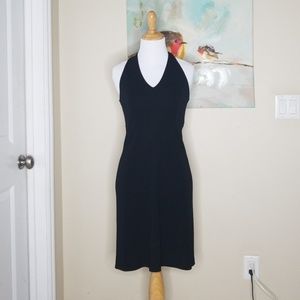 SALE GAP Little Black A-Line Halter Dress